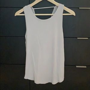 Light gray athleta tank